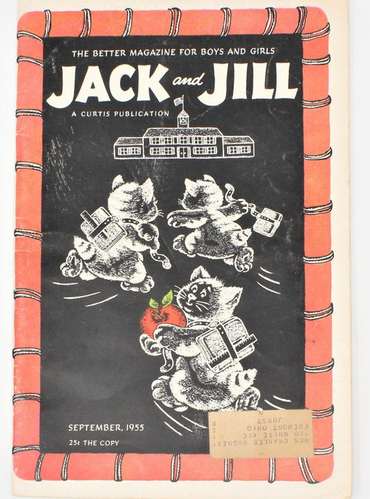 Magazine, Jack and Jill September 1955, Vintage Collectibles