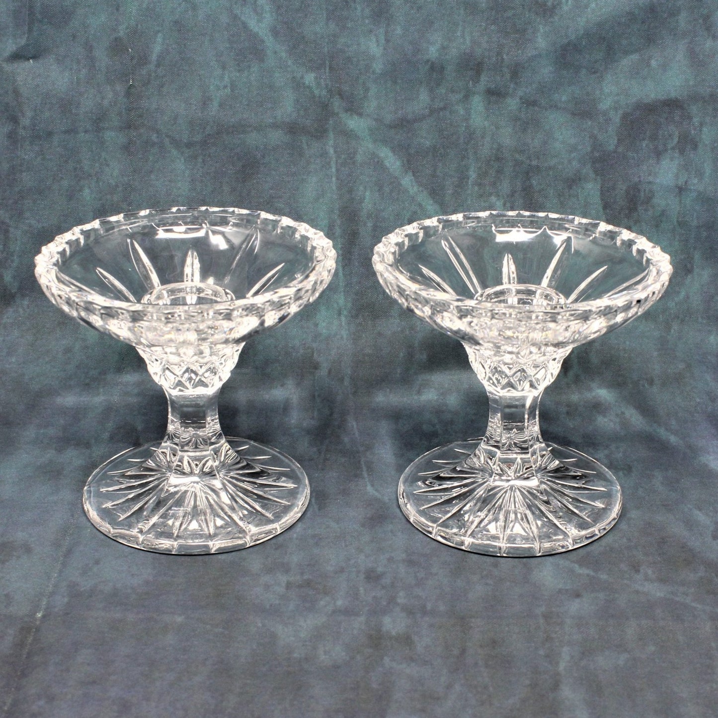 Candle Holders, Nachtmann Bleikristal, Crystal, Set of 2, Vintage