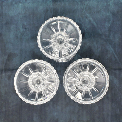 Candle Holders, Nachtmann Bleikristal, Crystal, Set of 3, Vintage, SOLD
