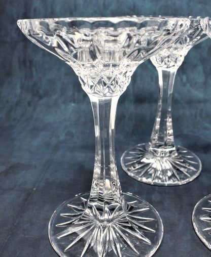 Candle Holders, Nachtmann Bleikristal, Crystal, Set of 3, Vintage, SOLD