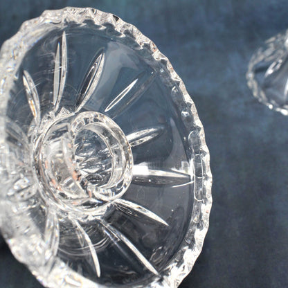 Candle Holders, Nachtmann Bleikristal, Crystal, Set of 3, Vintage, SOLD