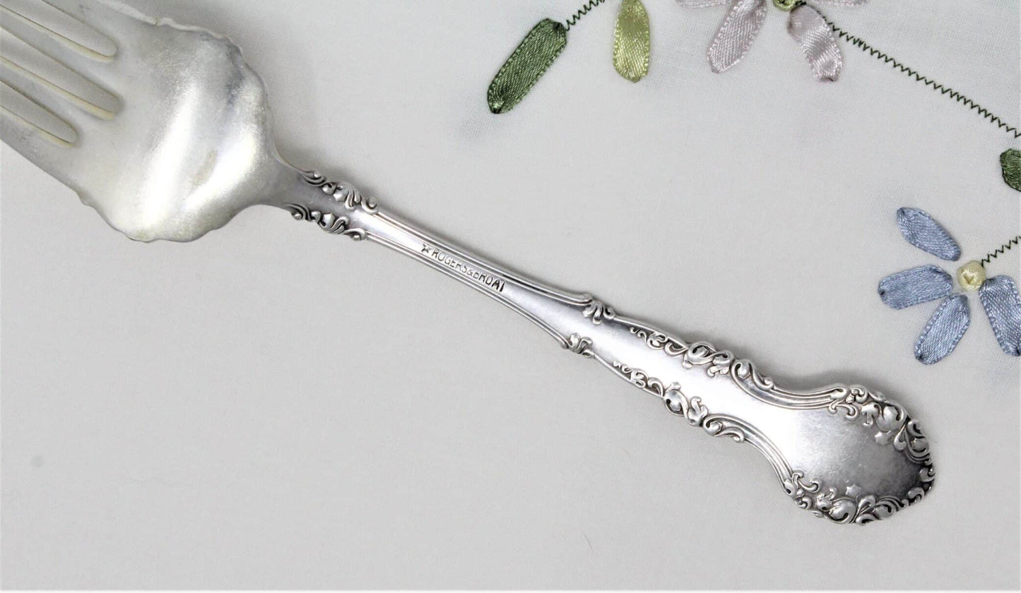 Serving / Meat Fork, Rogers & Bro, New Century, Silverplate, Antique, SOLD