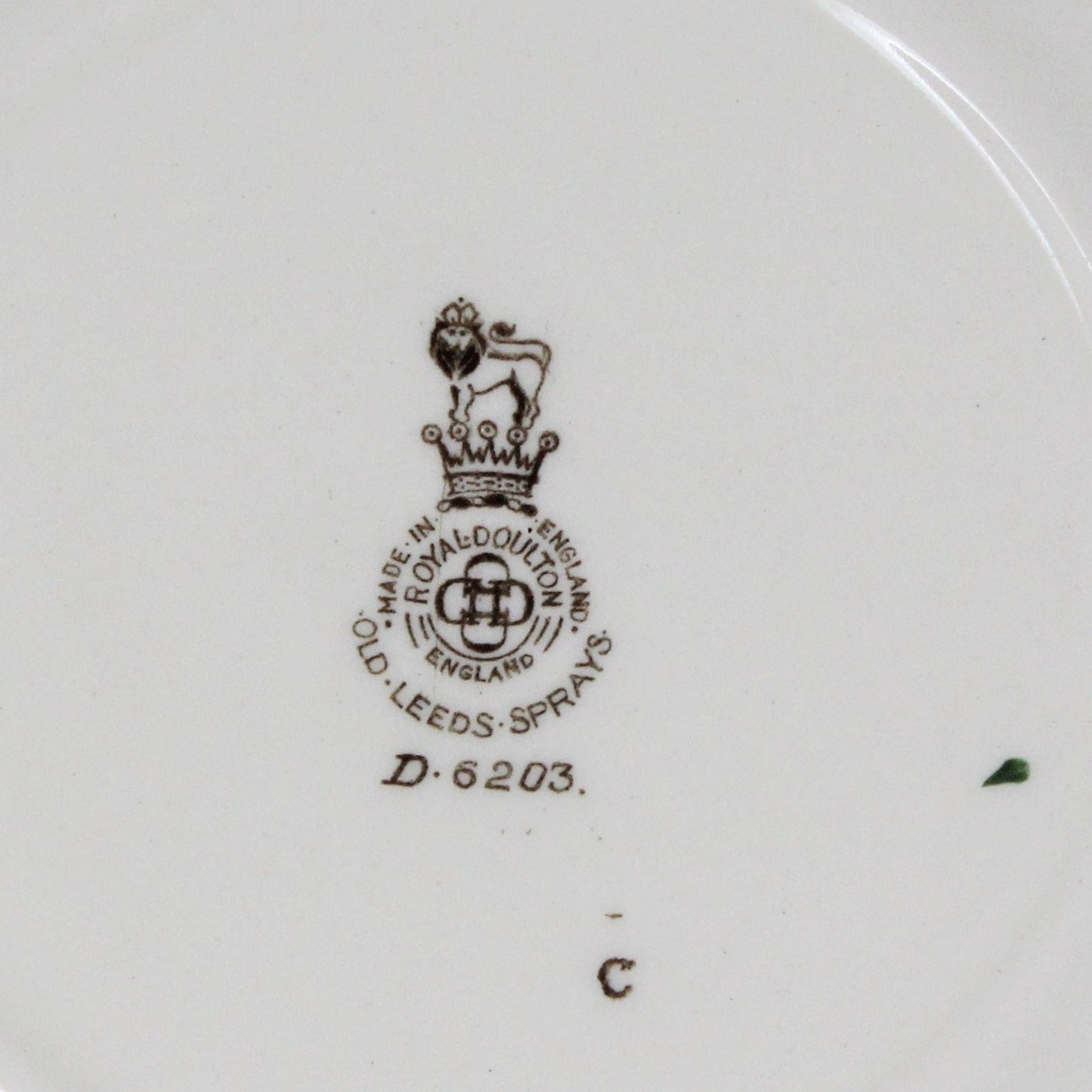 Cake Plate, Royal Doulton Old Leeds Spray, Vintage 1948