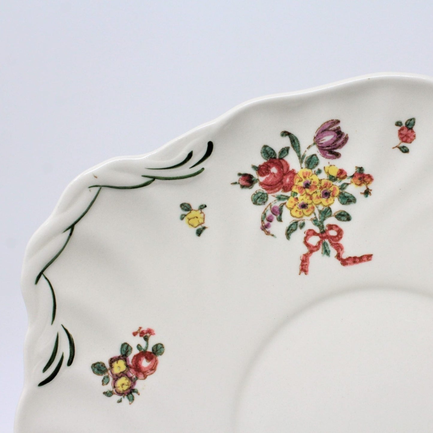 Cake Plate, Royal Doulton Old Leeds Spray, Vintage 1948