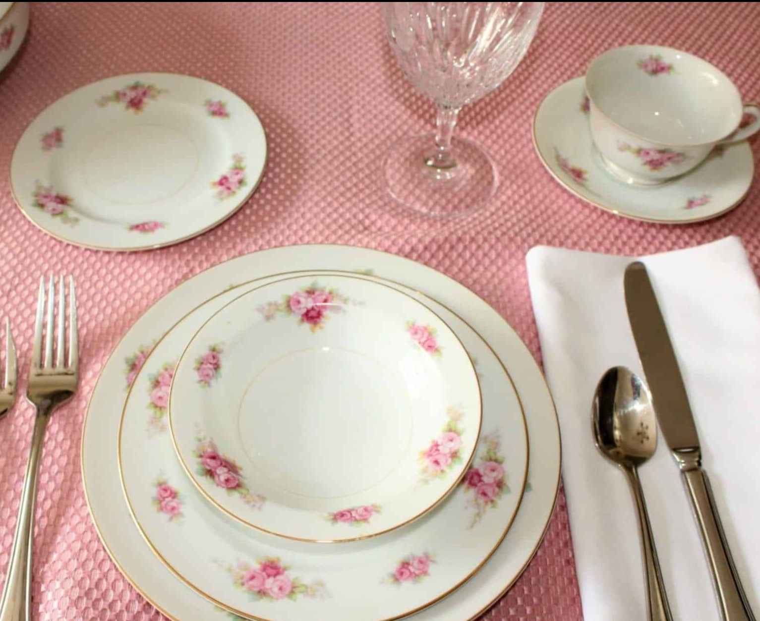 Dinnerware, RC Royal Crockery, Noritake Bone China, Place