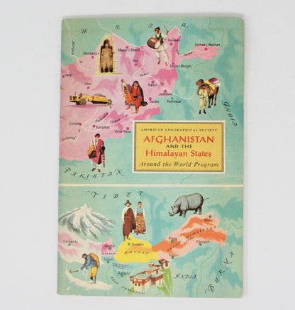 Travel Book, Geographical Society Around the World, Afghanistan & Himalayan States, 1960