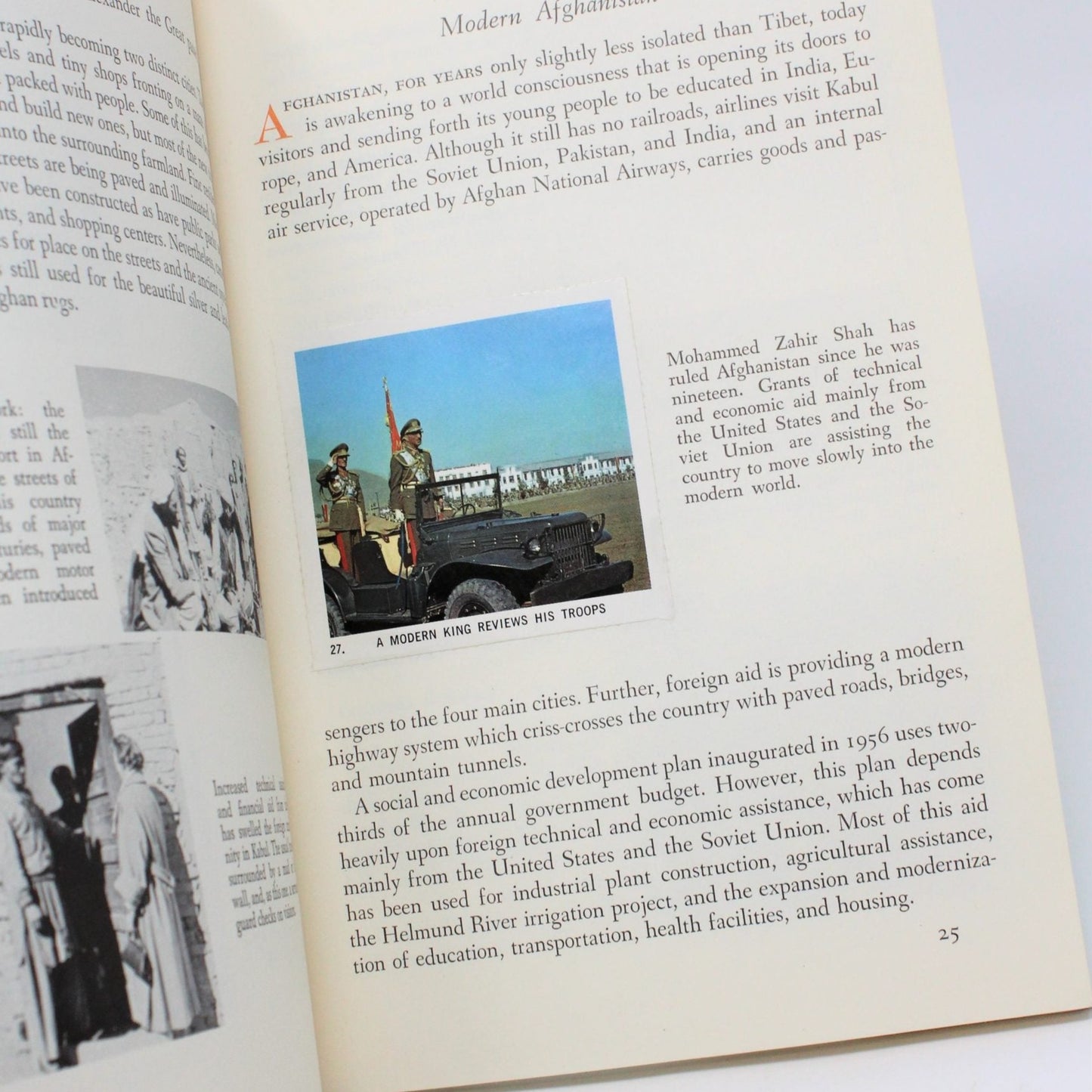 Travel Book, Geographical Society Around the World, Afghanistan & Himalayan States, 1960