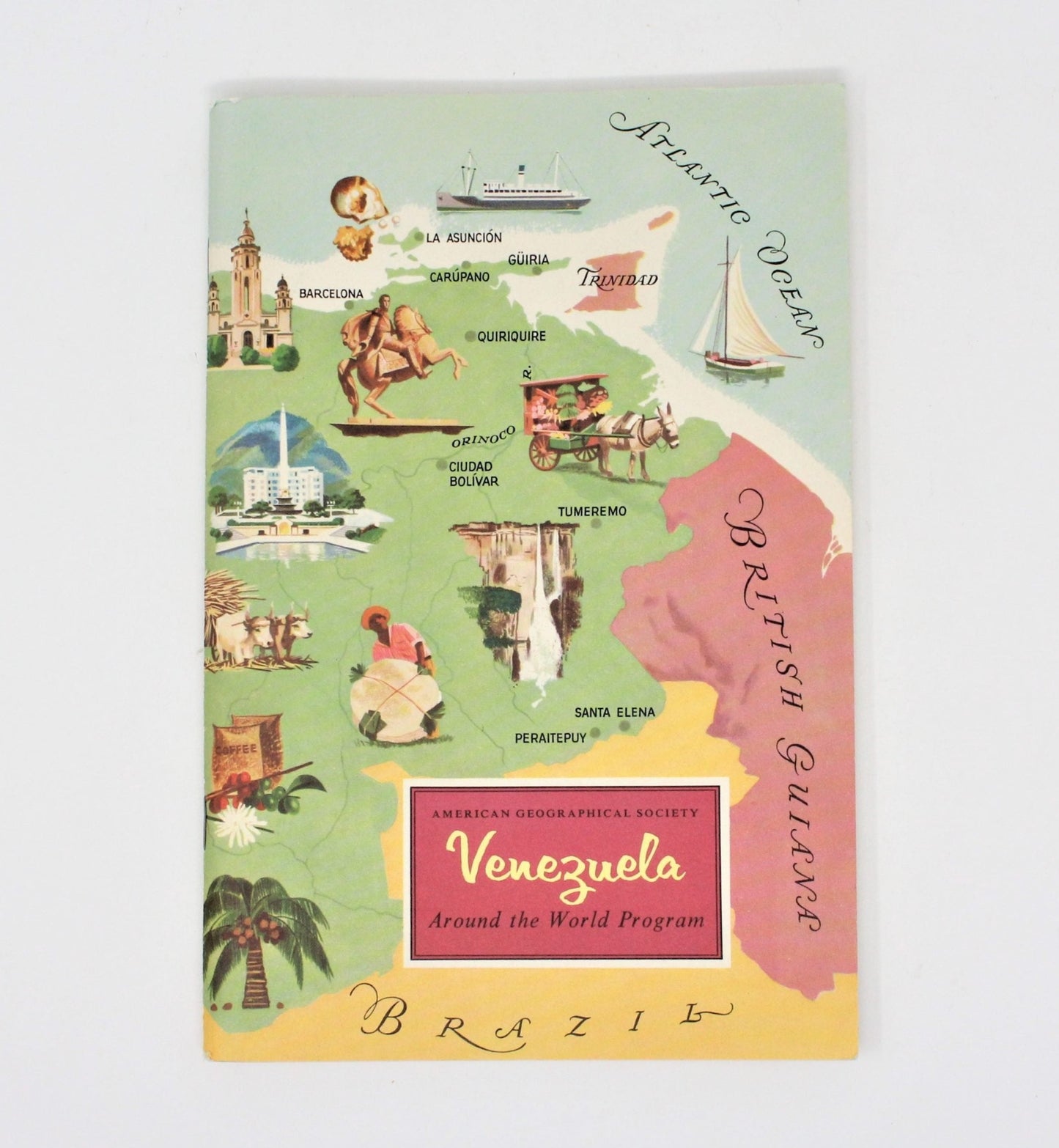Travel Book, Geographical Society Around the World, Venezuela, 1959