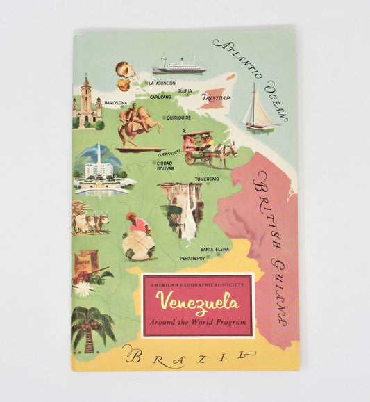 Travel Book, Geographical Society Around the World, Venezuela, 1959