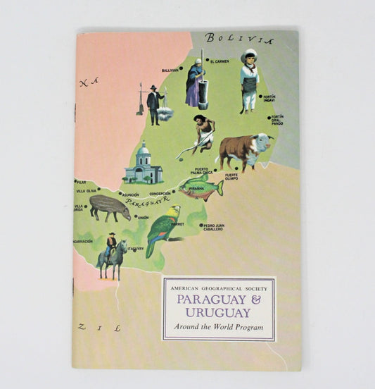 Travel Book, Geographical Society Around the World, Paraguay & Uruguay, 1967