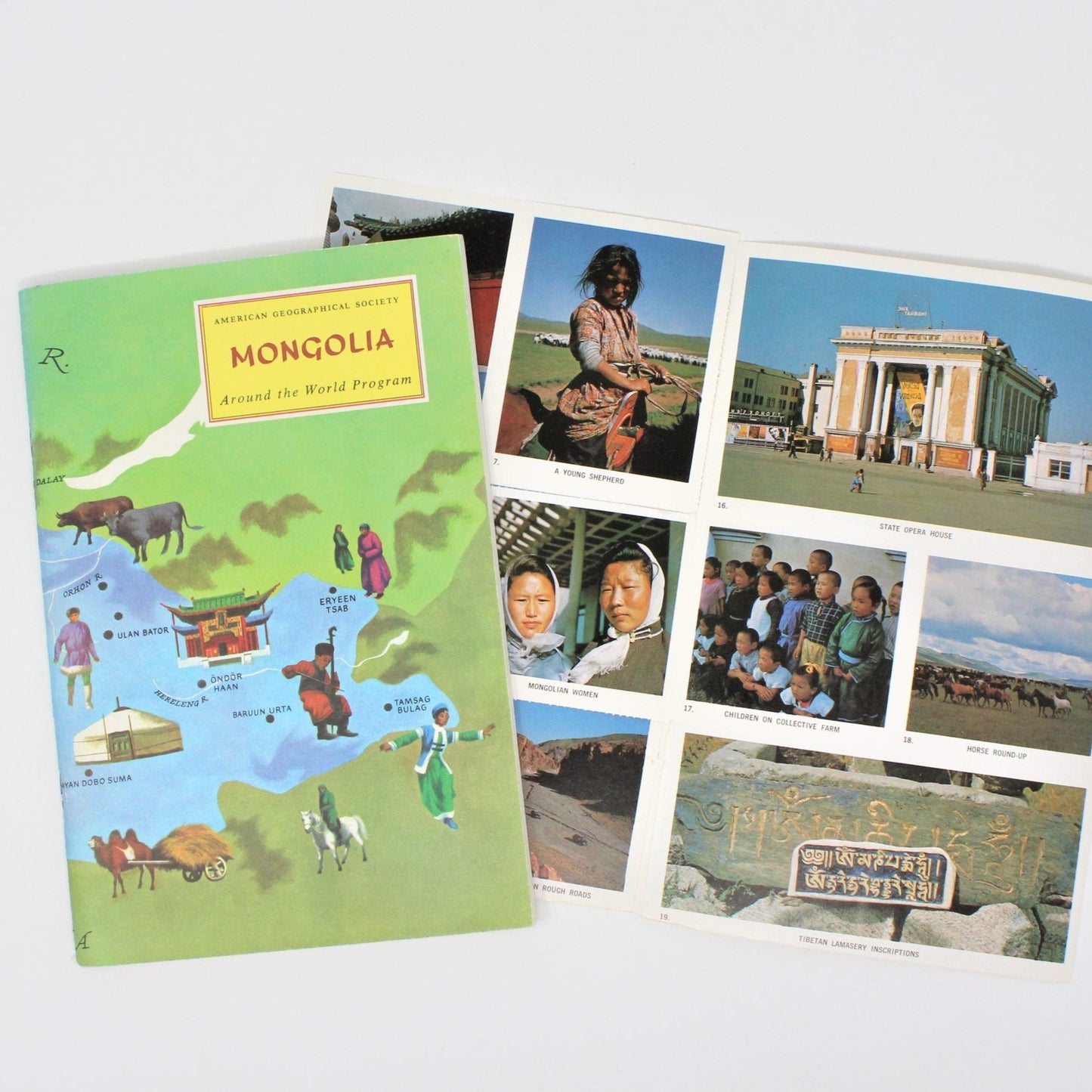 Travel Book, Geographical Society Around the World, Mongolia, 1967