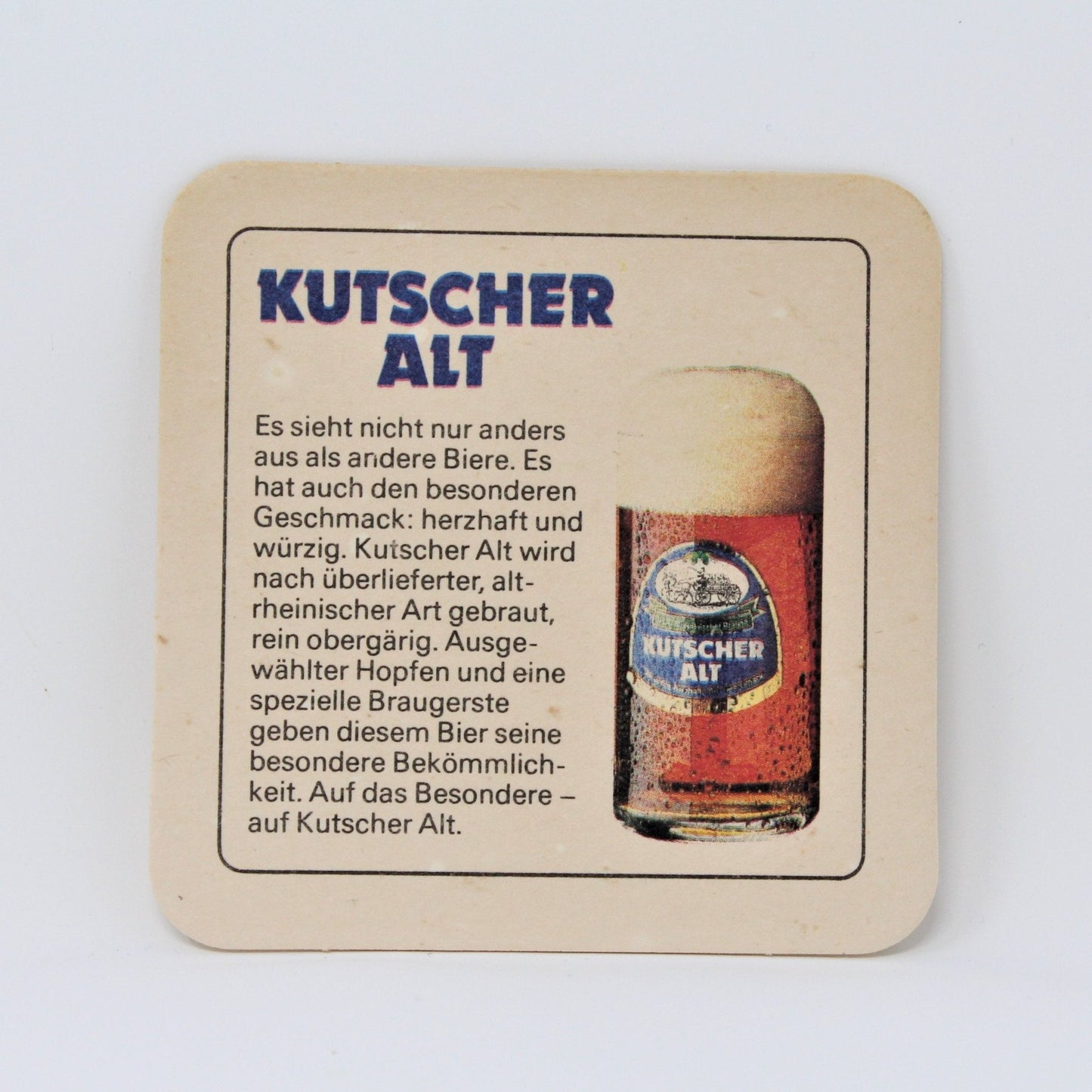 Coasters, German Beer Coasters Assortment, Set of 7, Vintage