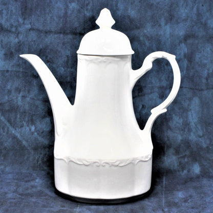 Coffee Pot, J&G Meakin, Colonial Sterling, Ironstone, England, Vintage