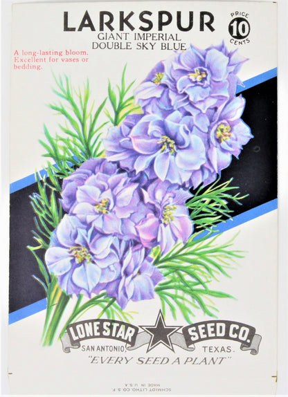 Seed Packets, Rustic Display Wood Frame, 4 Packets incl., Vintage