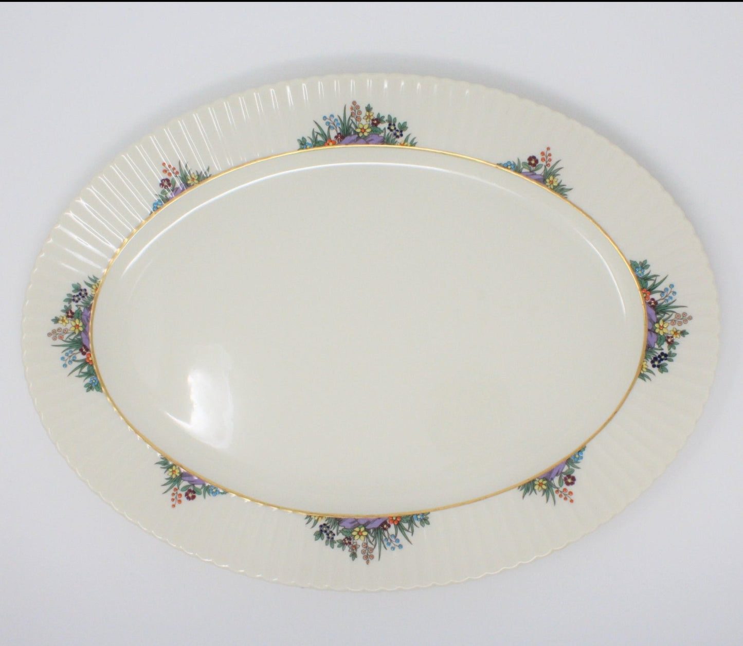 Serving Platter, Lenox, Rutledge P-303, Bone China, 16", USA