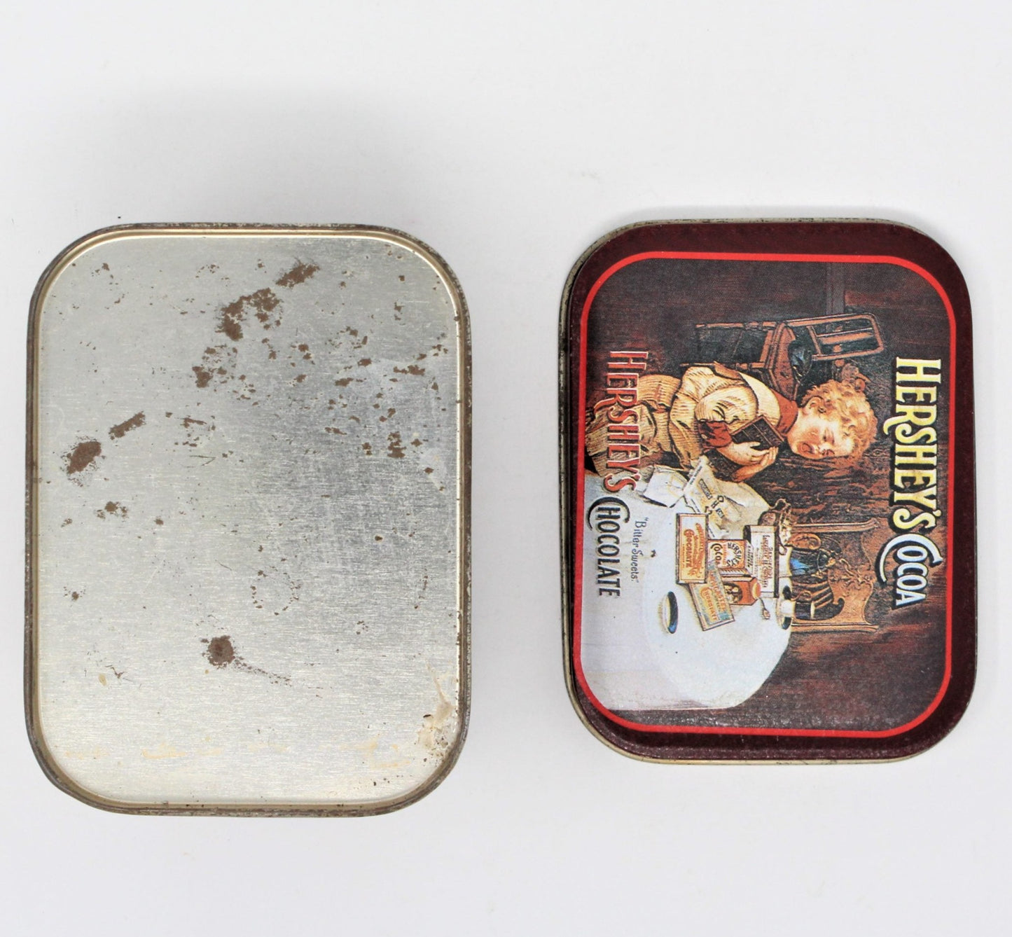 Gift Tin / Candy Tin, Hershey's Cocoa Chocolate Crying Boy Tin, Vintage