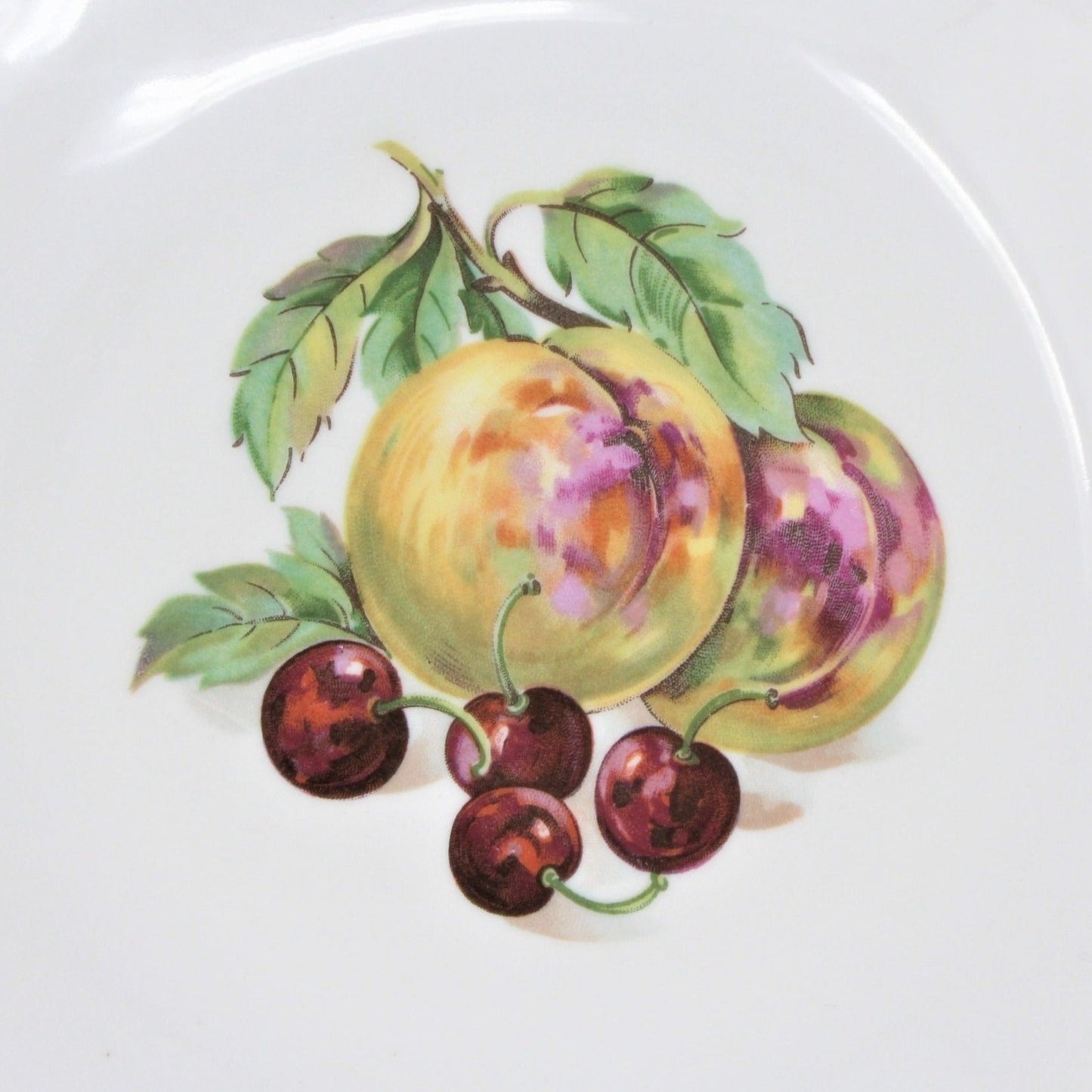 Dessert / Salad Plates, Kahla, Fruit, Germany / GDR, Set of 5, Vintage