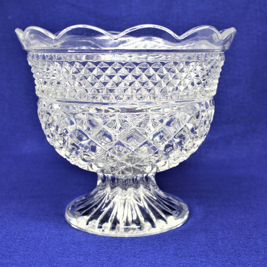 Pedestal Bowl, Anchor Hocking, Wexford, Vintage, 7", SOLD