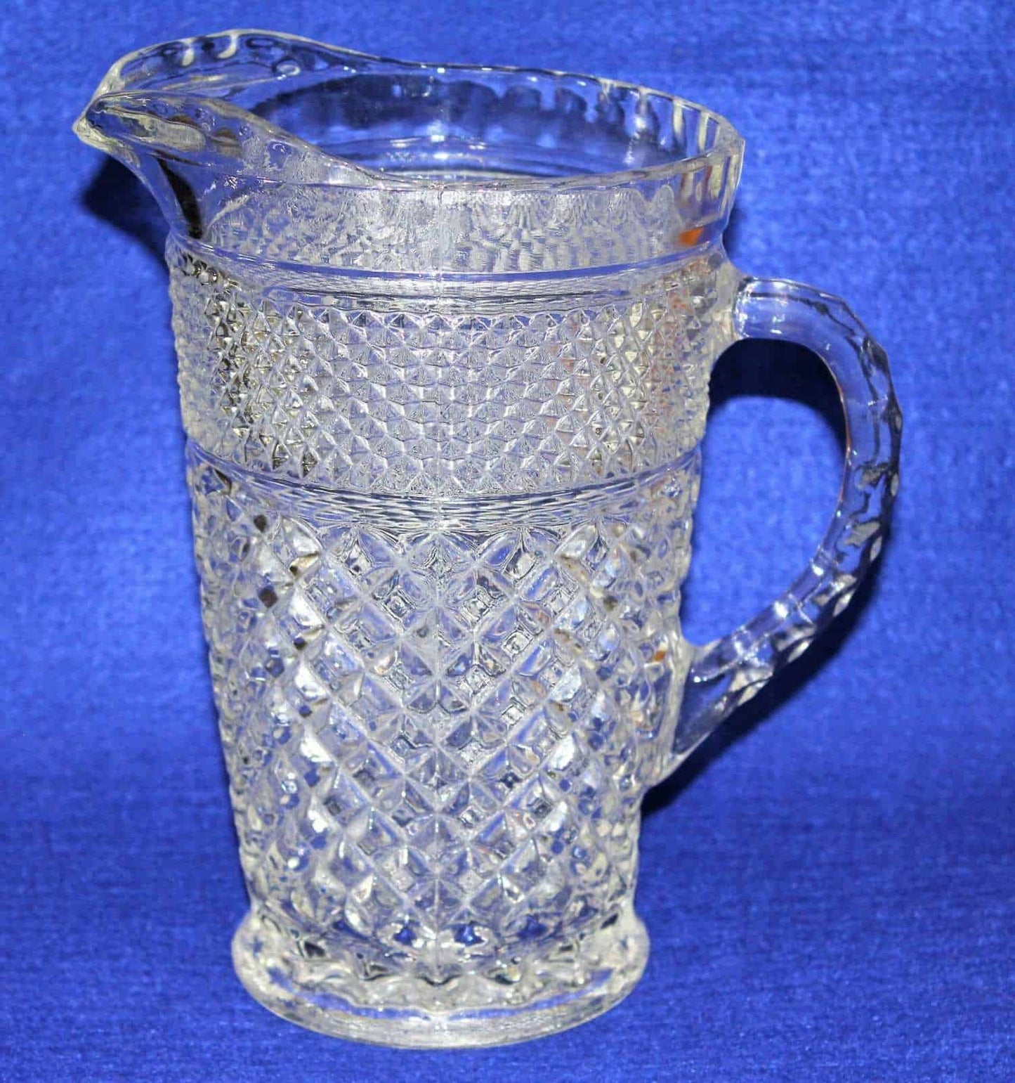 Pitcher, Anchor Hocking, Wexford, Glass, 64 oz, Vintage