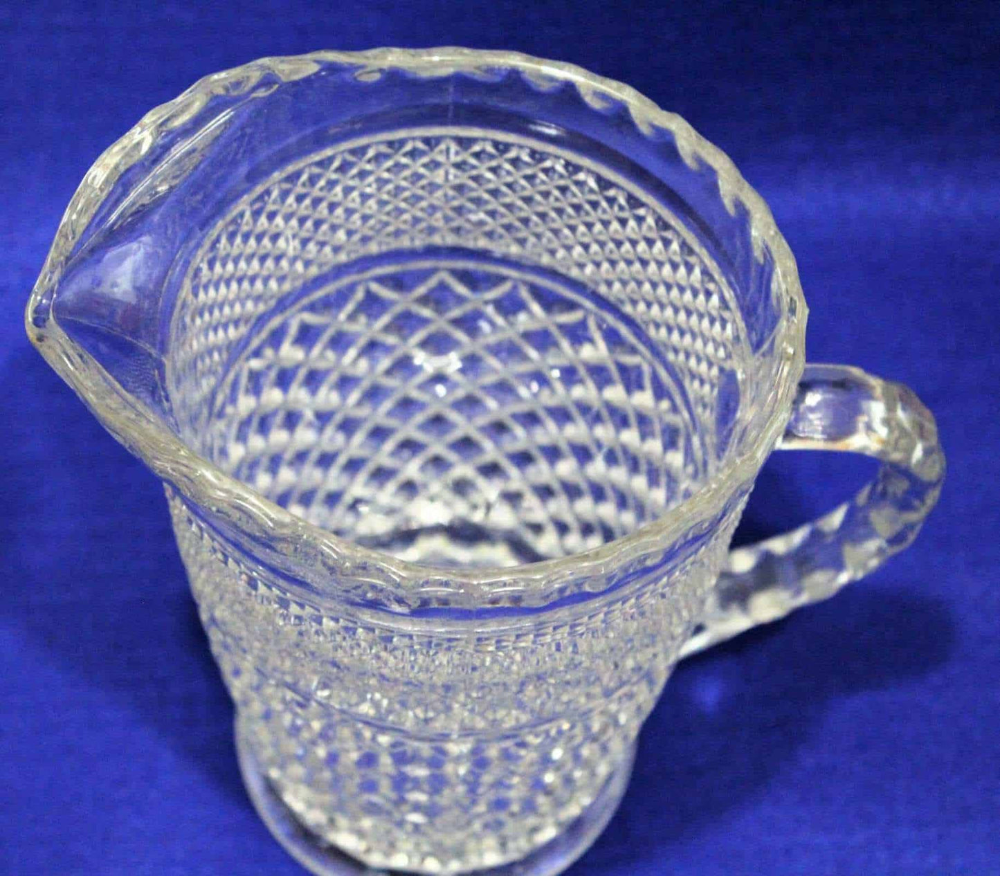 Pitcher, Anchor Hocking, Wexford, Glass, 64 oz, Vintage