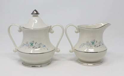 Creamer & Sugar with Lid, Pickard, Remembrance, Fine China, Vintage