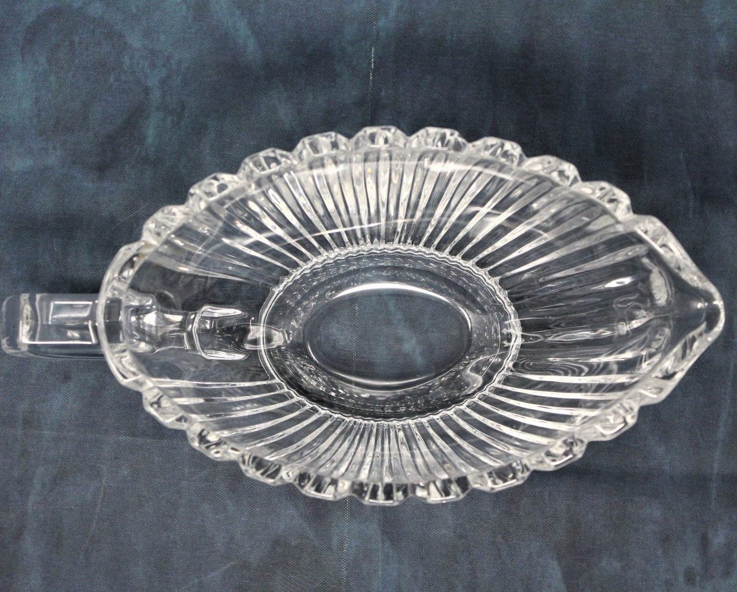 Gravy Boat / Saucière, Mikasa, Royal Suite, Ribbed Glass