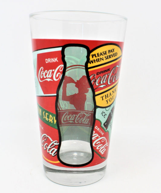 Coca Cola Collectible Glass, Drink Coca Cola Advertisement, Vintage, SOLD