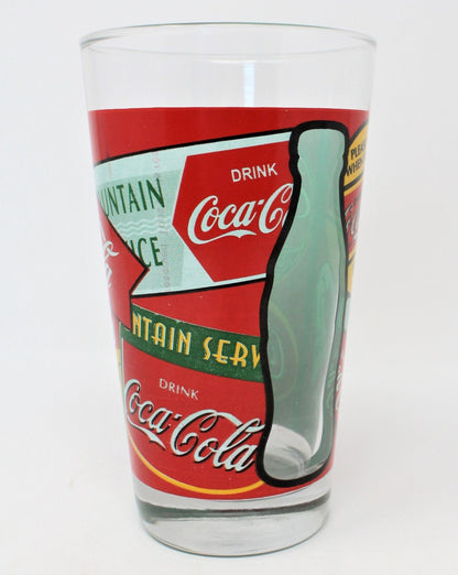 Coca Cola Collectible Glass, Drink Coca Cola Advertisement, Vintage, SOLD