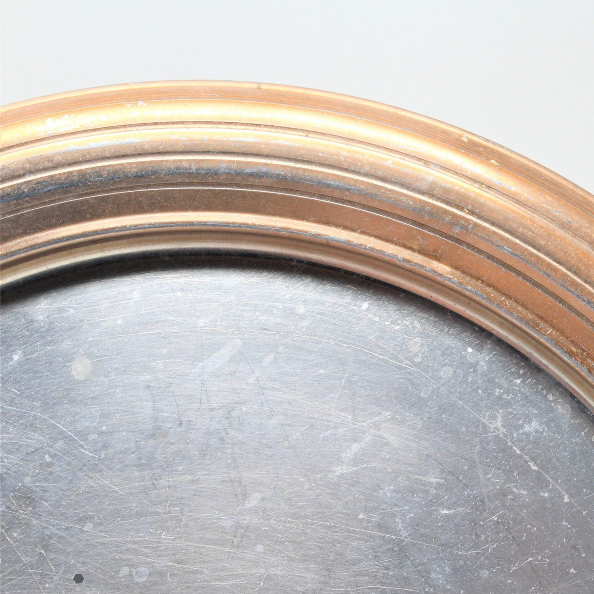Cake Carrier: Hawthorn, Copper-Tone Aluminum, Boy & Girl Birthday Cake Decal, West Bend WI, USA, Vintage 1950s - SOLD