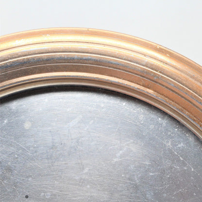 Cake Carrier: Hawthorn, Copper-Tone Aluminum, Boy & Girl Birthday Cake Decal, West Bend WI, USA, Vintage 1950s - SOLD