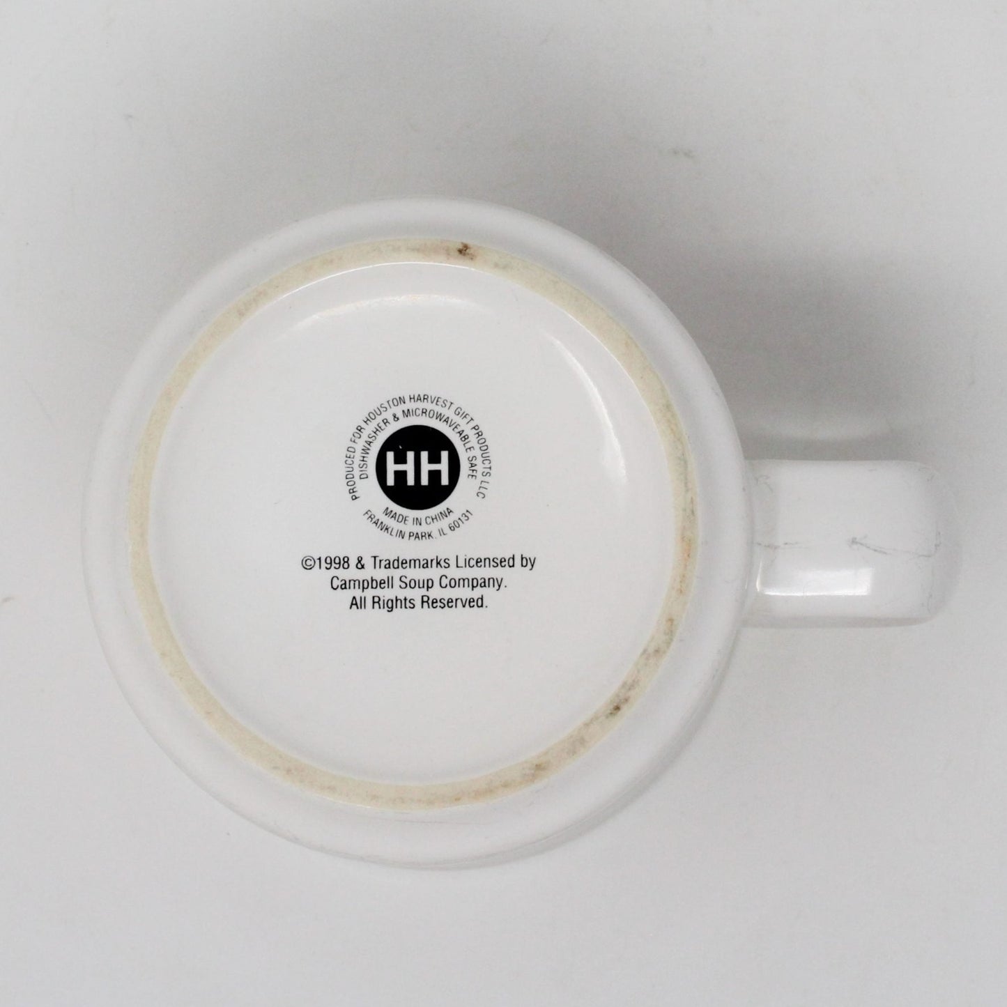 Soup Mug, Campbell's Kids, HH Houston Harvest, Ceramic, 1998