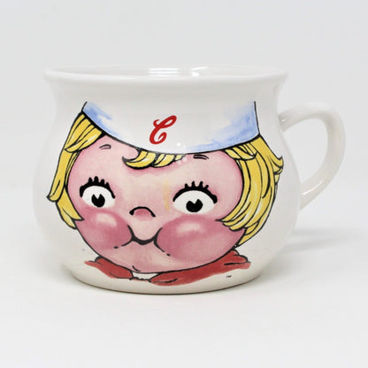 Soup Mug, Campbell's Kids, Large Face, HH Ceramic, 1998