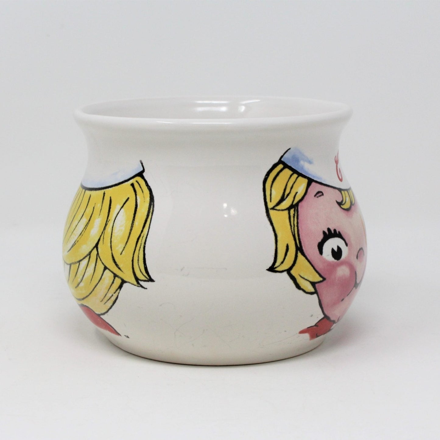 Soup Mug, Campbell's Kids, Large Face, HH Ceramic, 1998