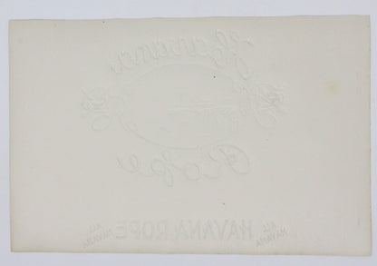 Cigar Box Label, Havana Rope, Original Lithograph, Rare, Antique NOS