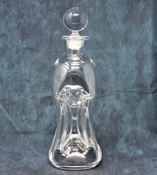 Decanter with Stopper, Holmegaard, Denmark, Vintage