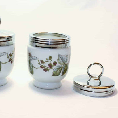 Egg Coddlers / Egg Cups, Royal Worcester, Lavinia, Set of 2, Vintage