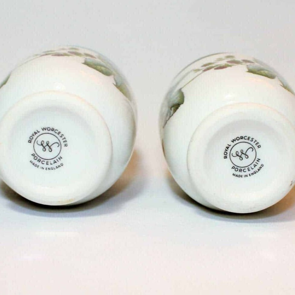 Egg Coddlers / Egg Cups, Royal Worcester, Lavinia, Set of 2, Vintage