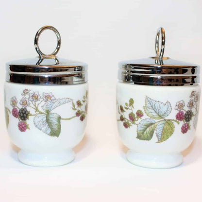 Egg Coddlers / Egg Cups, Royal Worcester, Lavinia, Set of 2, Vintage