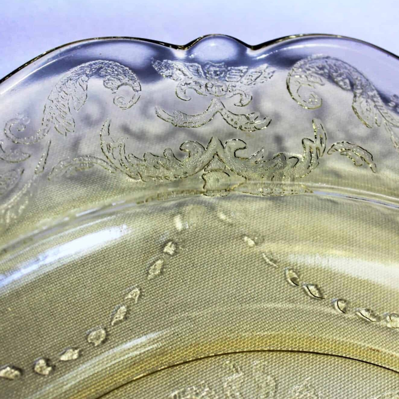 Luncheon Plate, Indiana Glass, Recollection (Federal Glass-Madrid), Depression Glass, Vintage