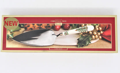 Cake Knife / Lifter, Spode, Christmas Tree, New in Box,2009
