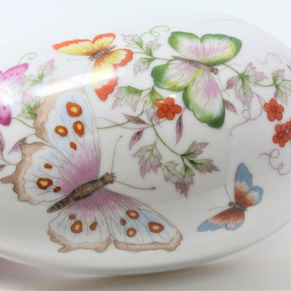 Trinket Box, Egg, Avon Butterfly Fantasy, 1974, Japan, Vintage