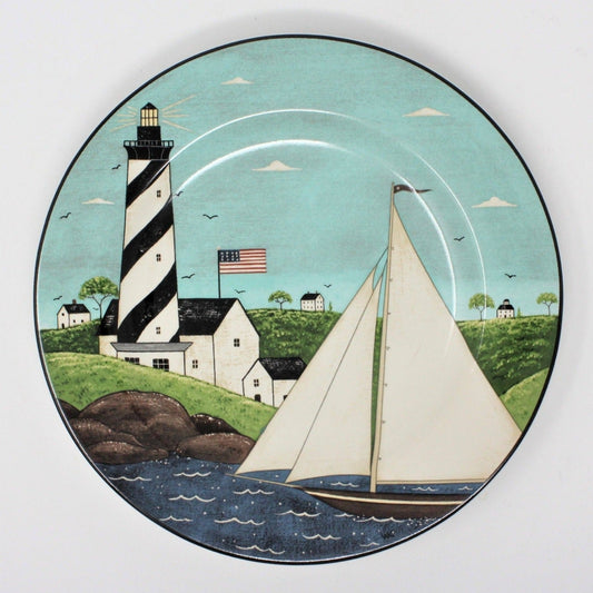 Dessert / Salad Plate, Sakura, Coastal Breeze by Warren Kimble, 1998