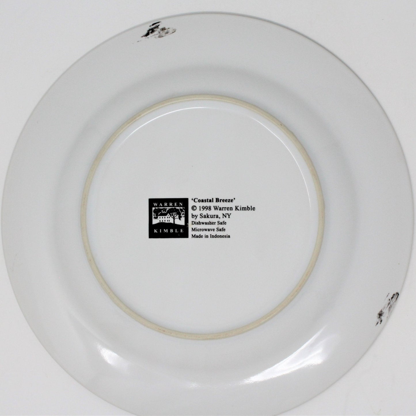 Dessert / Salad Plate, Sakura, Coastal Breeze by Warren Kimble, 1998