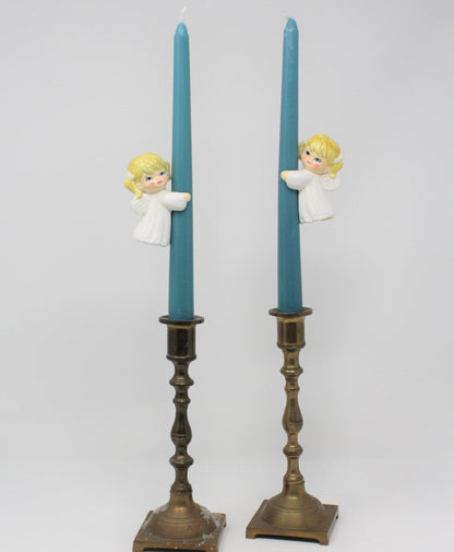 Candle Huggers, Brinn's Angels, Set of 2, Mid Century, Vintage, RARE