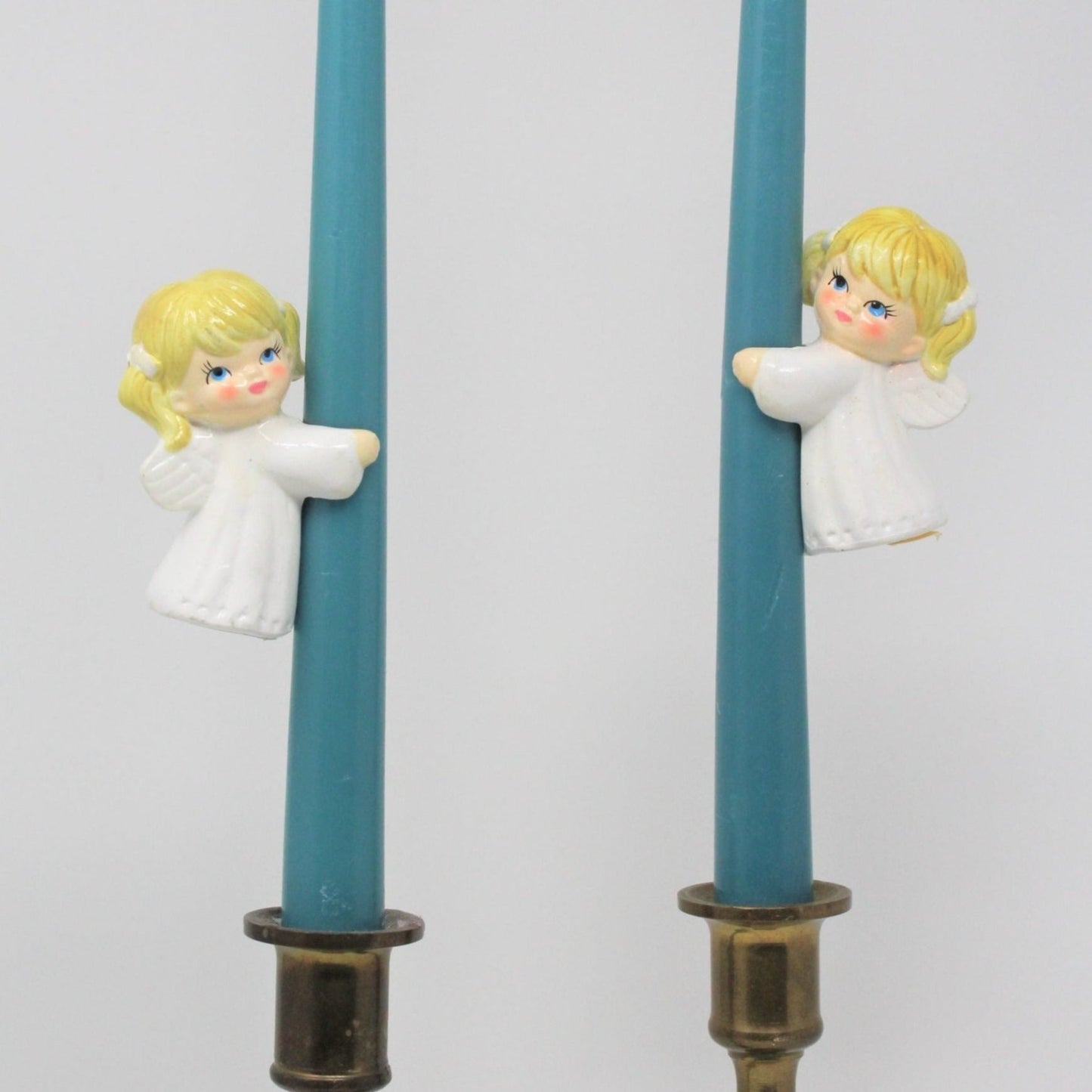 Candle Huggers, Brinn's Angels, Set of 2, Mid Century, Vintage, RARE