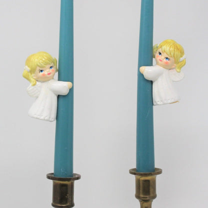 Candle Huggers, Brinn's Angels, Set of 2, Mid Century, Vintage, RARE