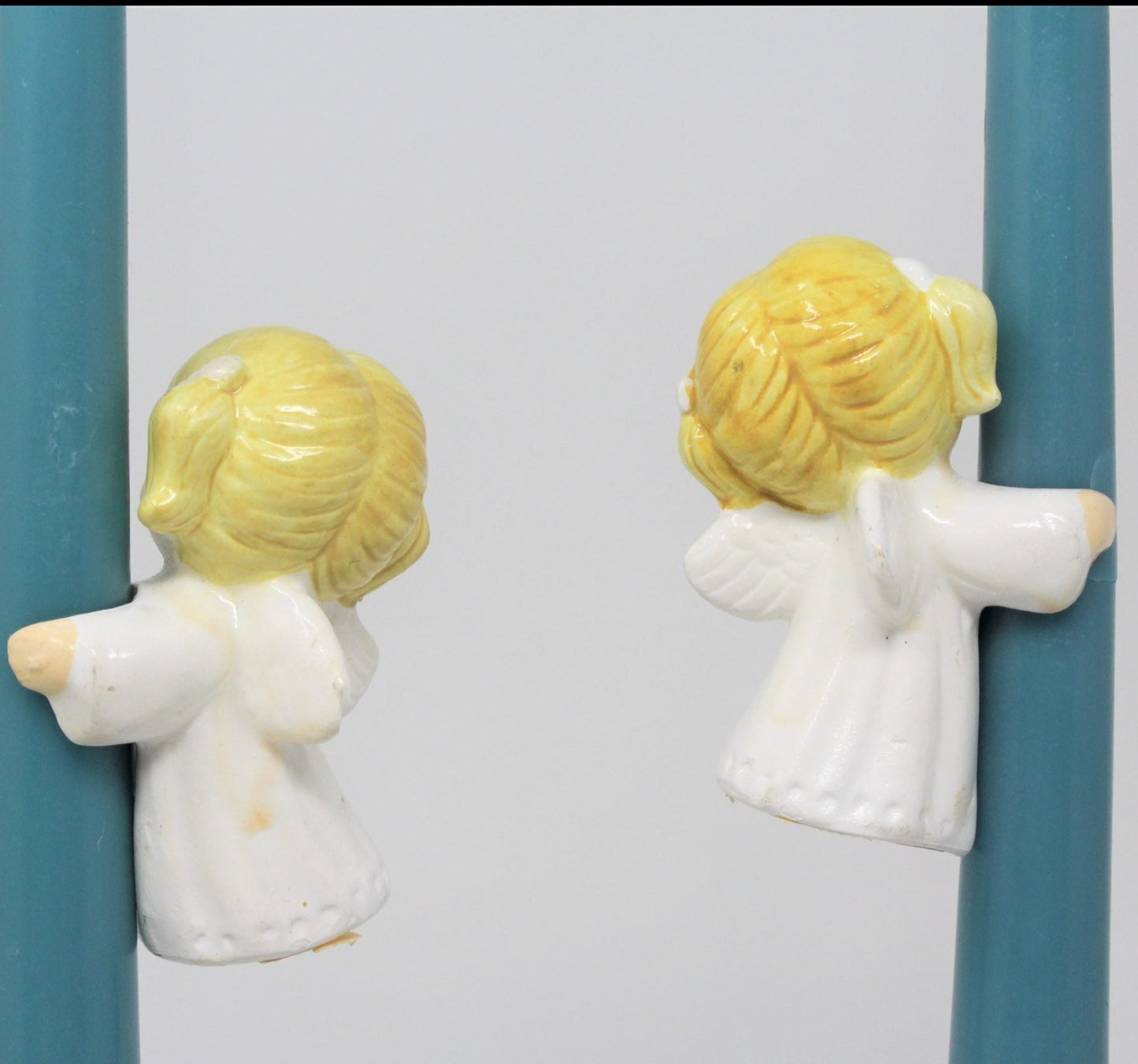 Candle Huggers, Brinn's Angels, Set of 2, Mid Century, Vintage, RARE