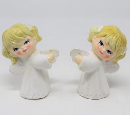 Candle Huggers, Brinn's Angels, Set of 2, Mid Century, Vintage, RARE