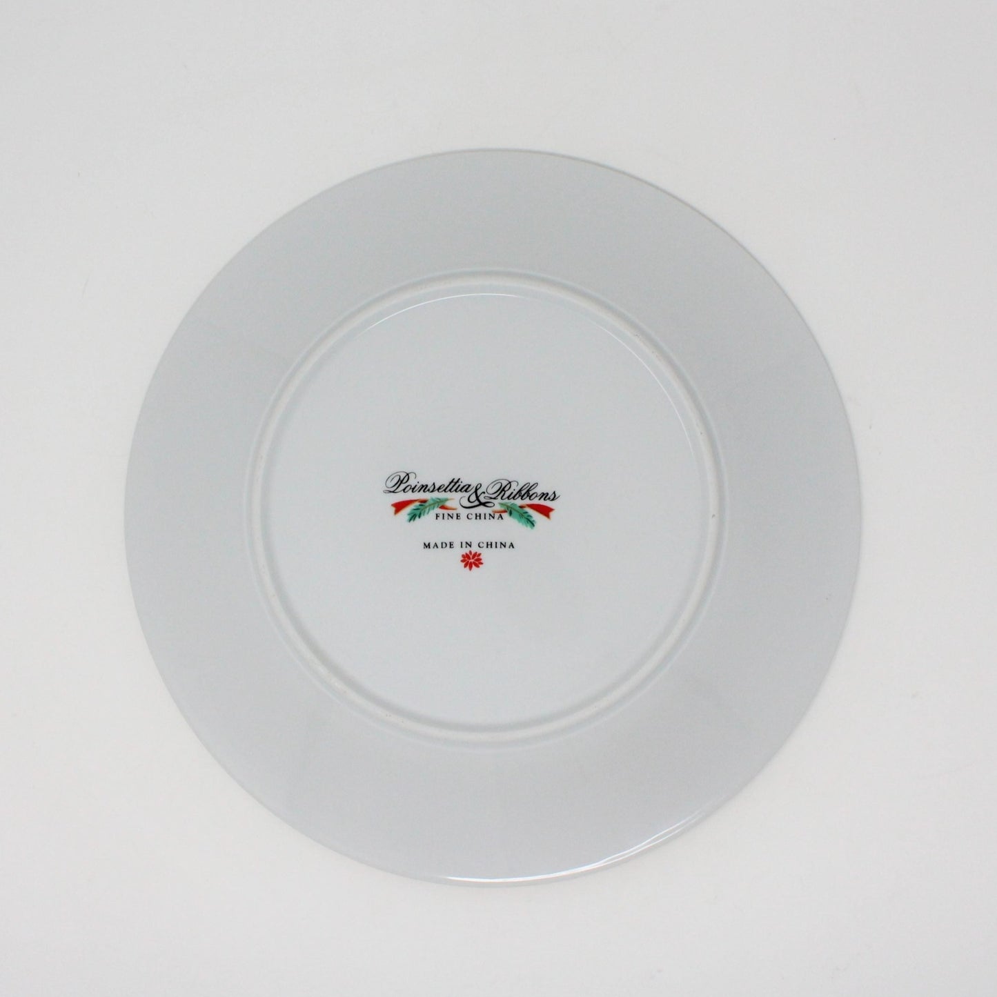 Dinnerware, Tienshan Fairfield, Poinsettia & Ribbons, 16 Pcs, Vintage, SOLD