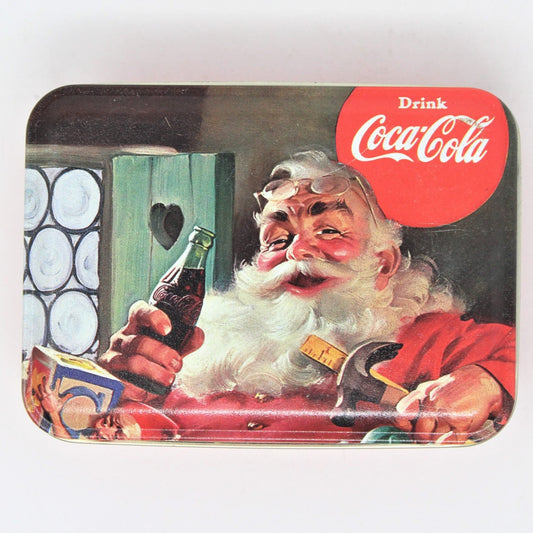 Pocket Knife: Case Coca-Cola, Sundblom Santa Claus, Original Tin, NOS, Bradford PA USA, 2001 - SOLD